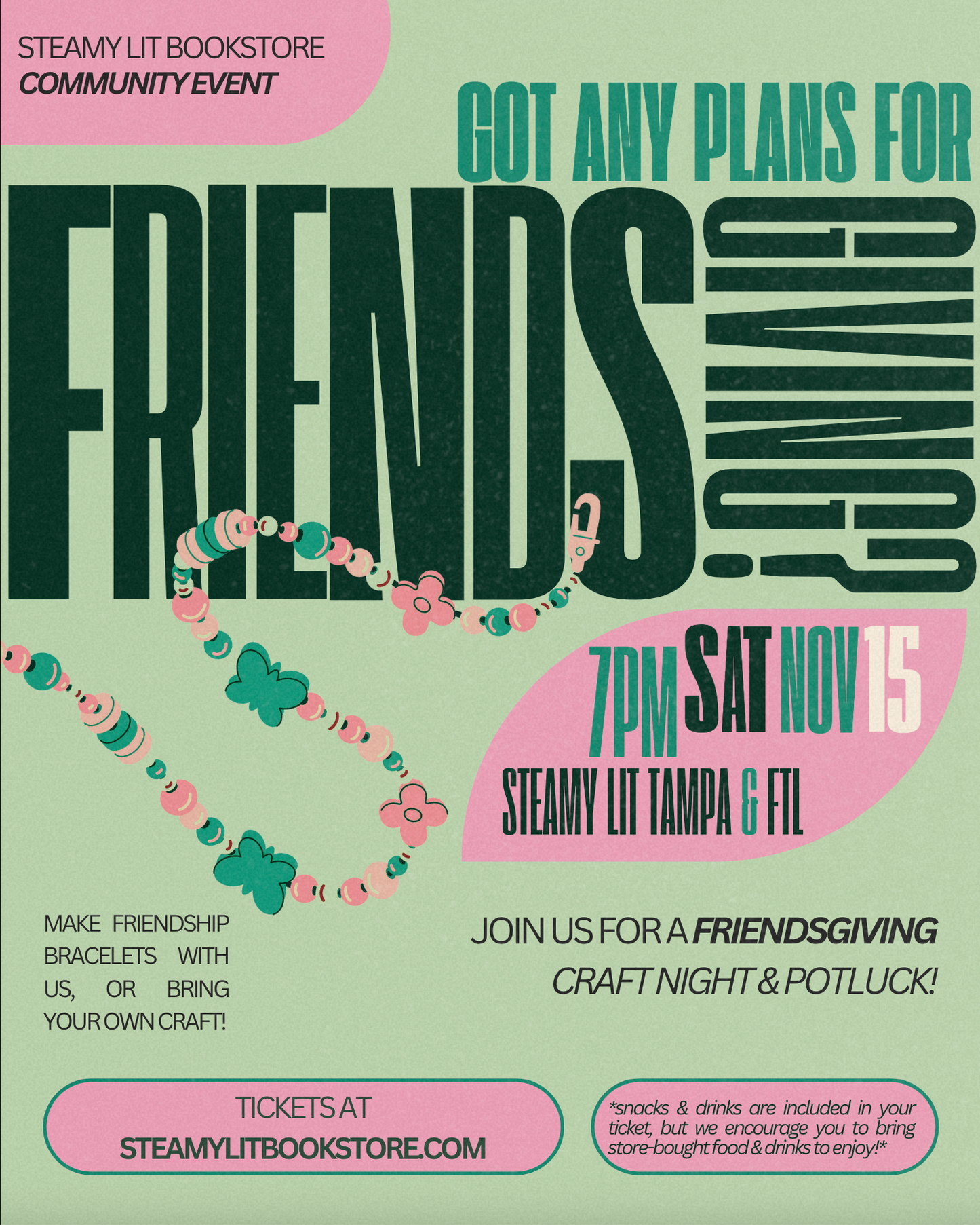 Friendsgiving & Craft Night!