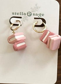 Book Stack Earrings