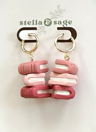 Book Stack Earrings