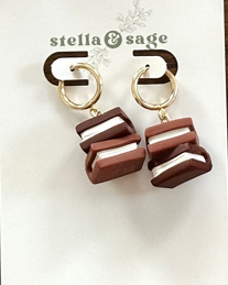 Book Stack Earrings