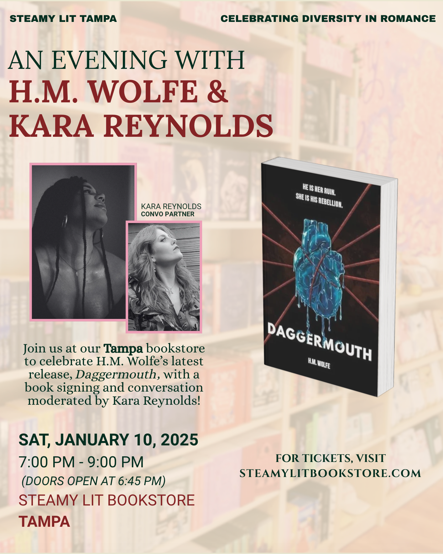 H.M. Wolfe Book Signing & Convo
