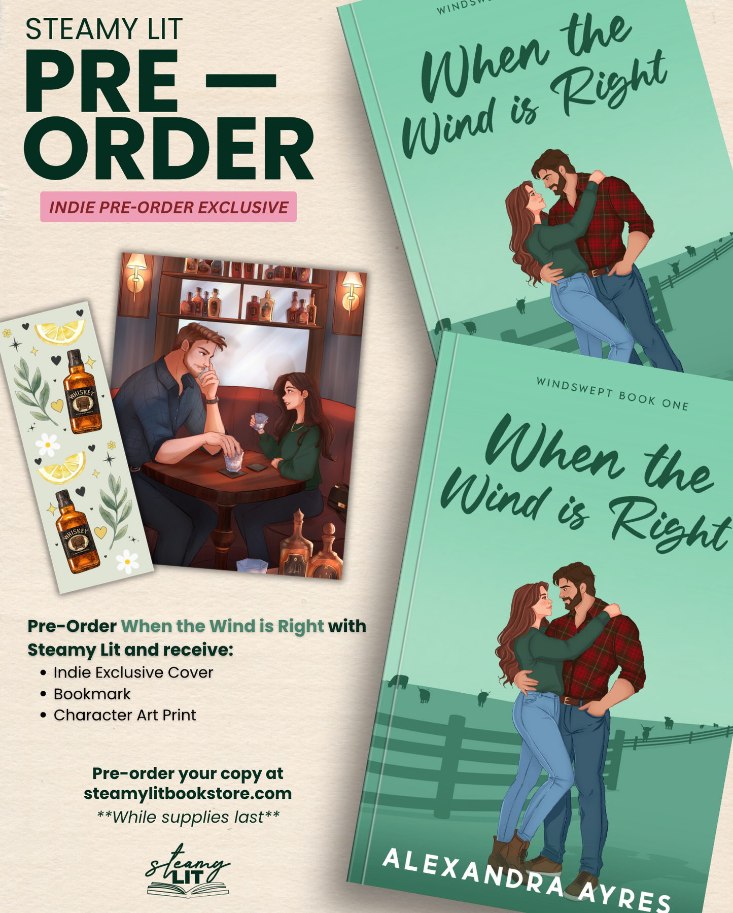 When the Wind is Right by Alexandra Ayres (Indie Exclusive Edition) (Pre-Order Campaign)