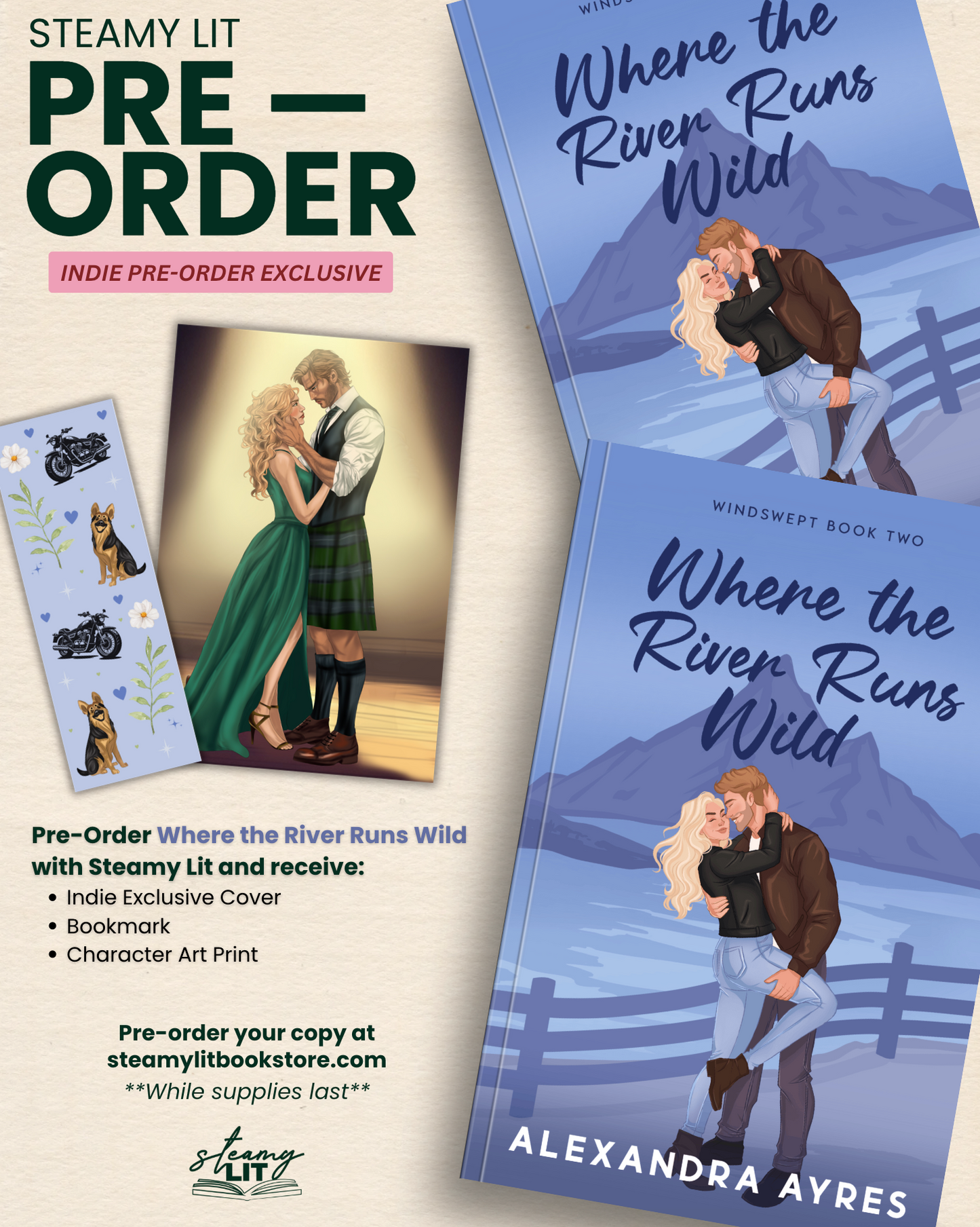 Where the River Runs Wild by Alexandra Ayres (Indie Exclusive) (Pre-Order Campaign)