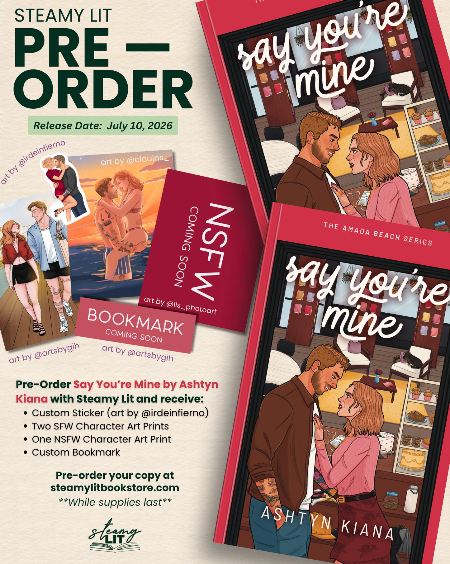 Say You're Mine by Ashtyn Kiana (Pre-order campaign)