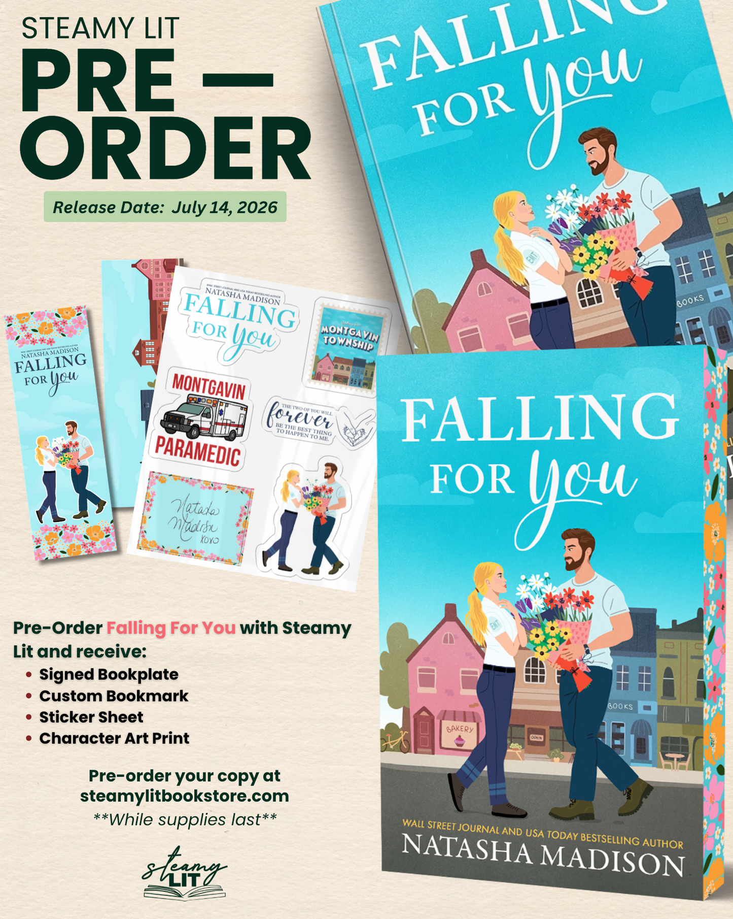 Falling for You by Natasha Madison (Pre-Order Campaign)