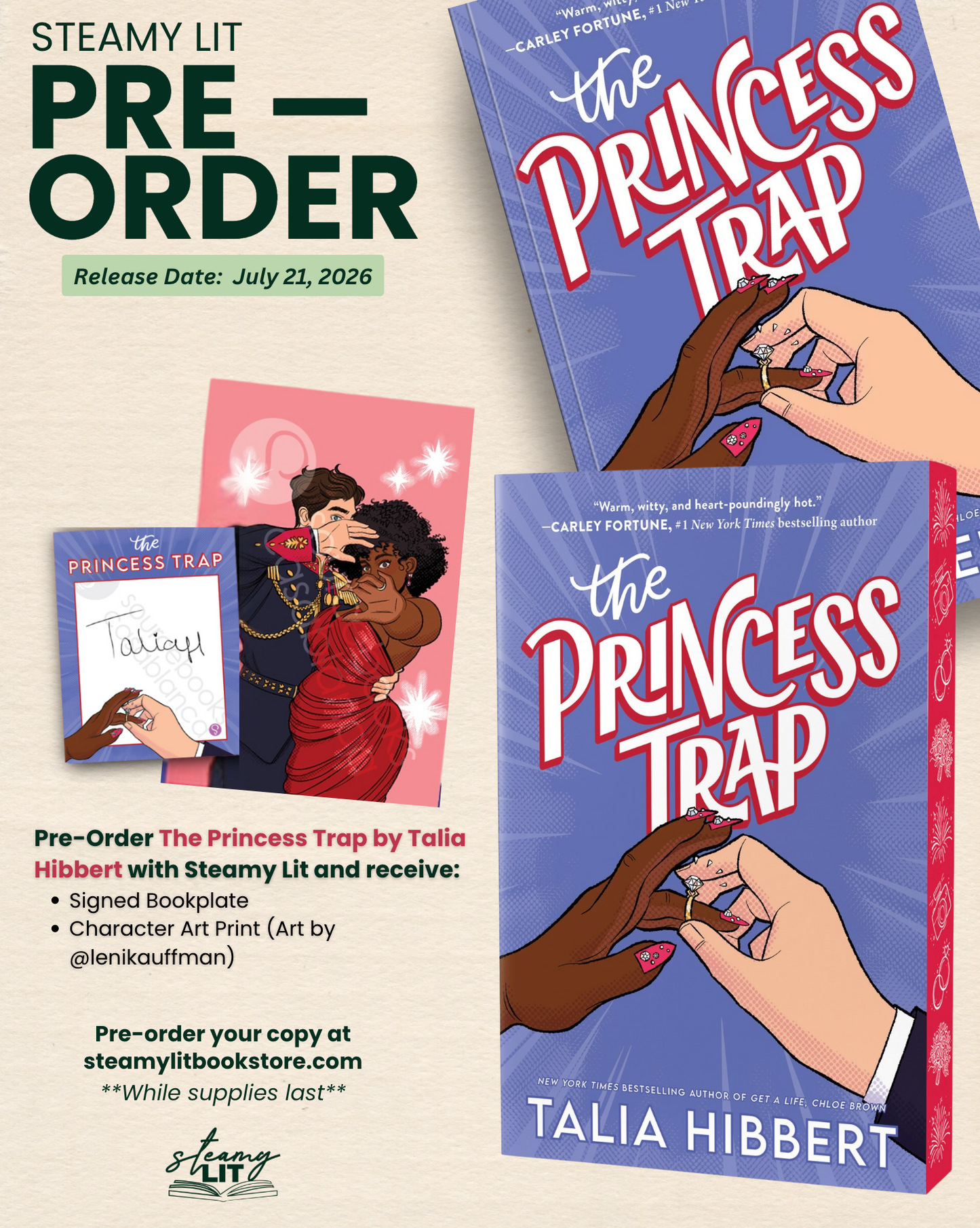 The Princess Trap by Talia Hibbert (Deluxe Edition) (Pre-Order Campaign)