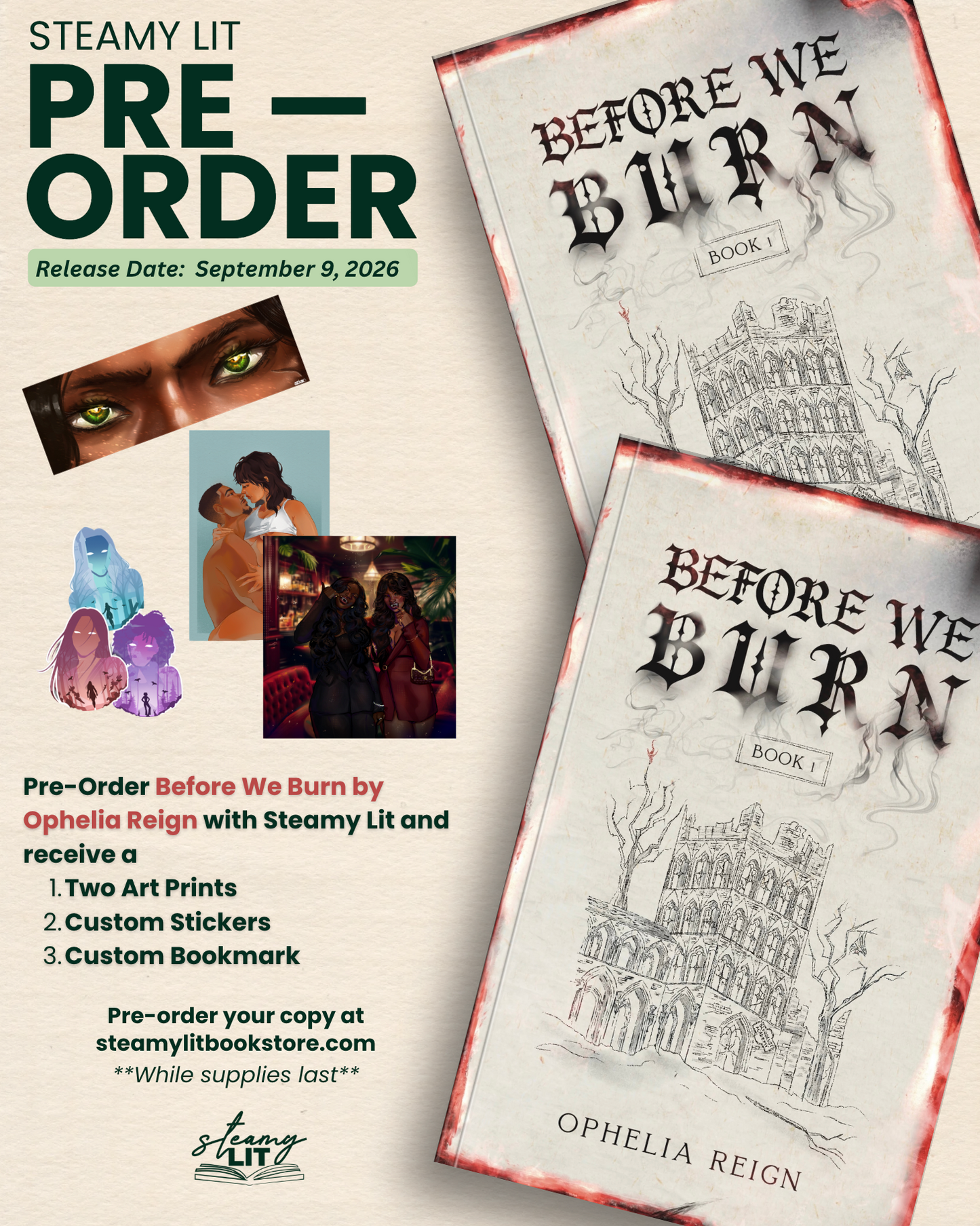 Before We Burn by Ophelia Reign (Pre-Order Campaign)