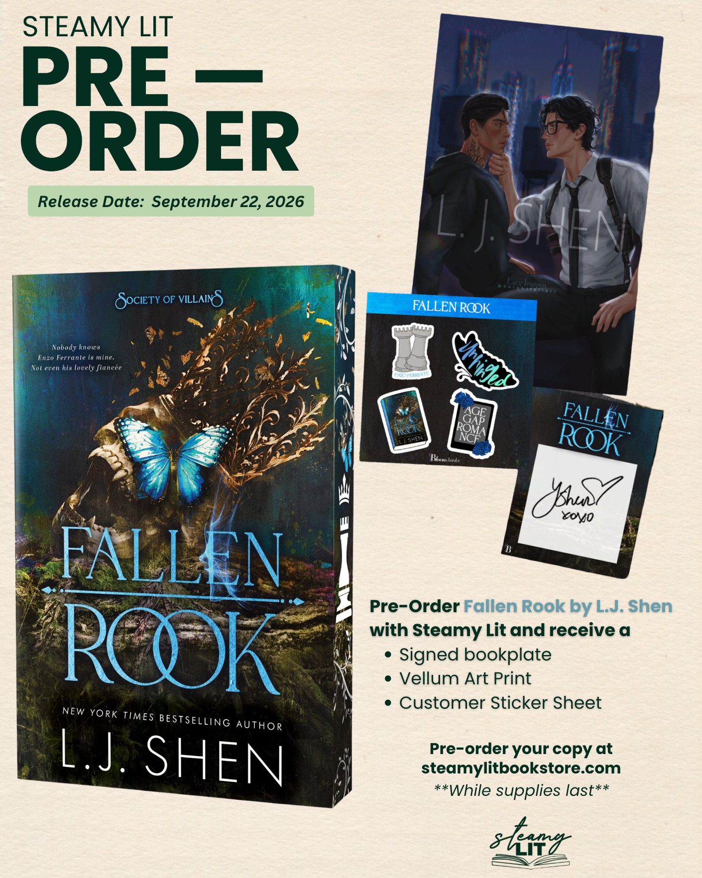 Fallen Rook by L.J. Shen (Pre-Order Campaign)