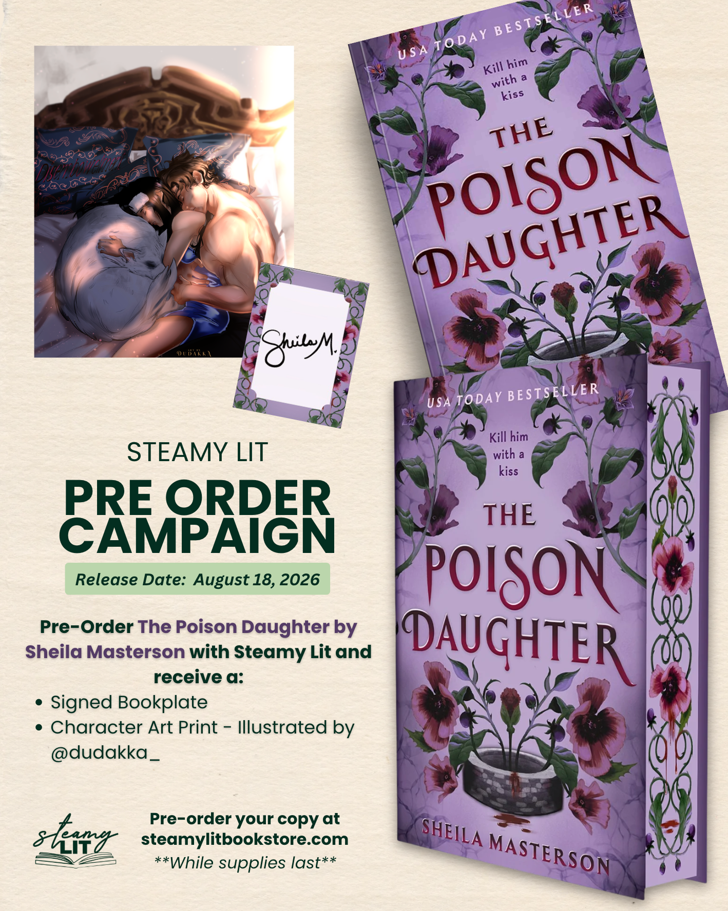 The Poison Daughter by Sheila Masterson (Pre-Order Campaign)