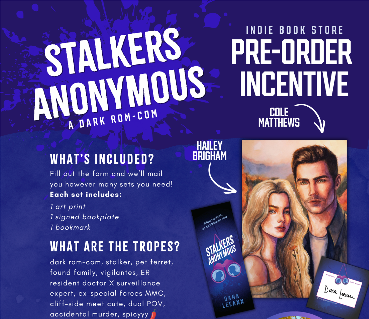 Stalkers Anonymous by Dana LeeAnn (Pre-Order Campaign)