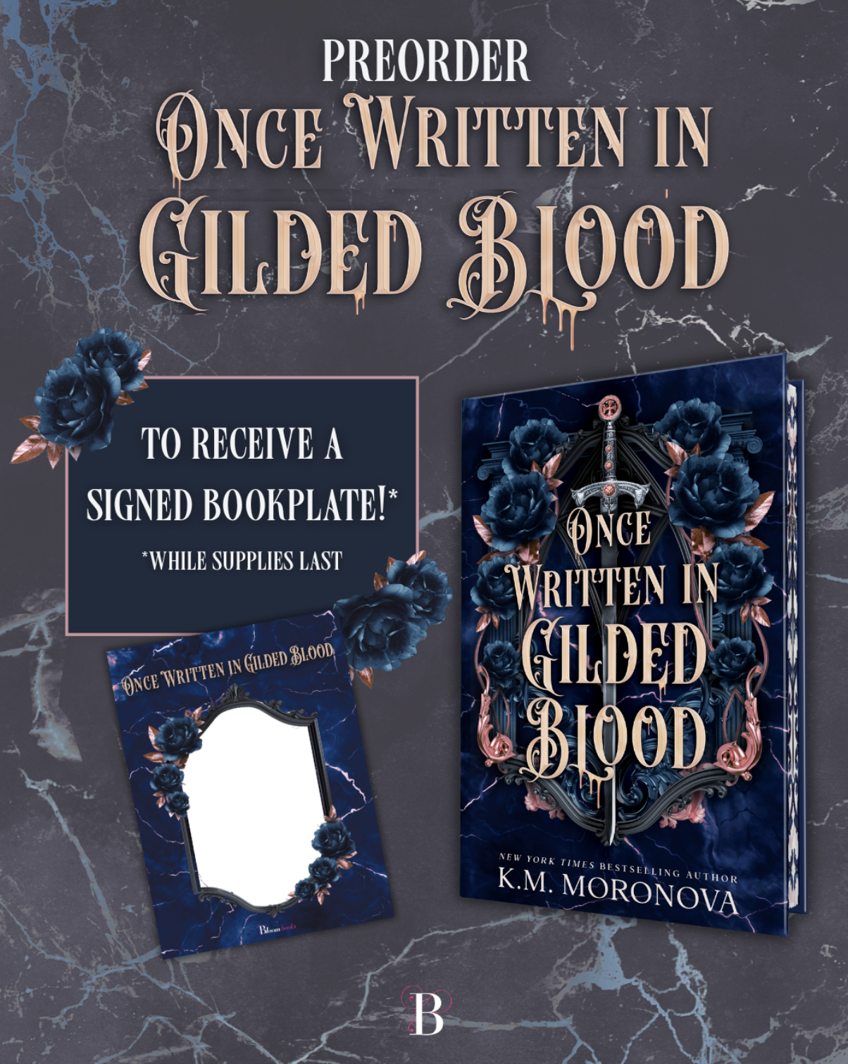 Once Written in Gilded Blood by K.M. Moronova (Deluxe Edition) (Pre-Order Campaign)