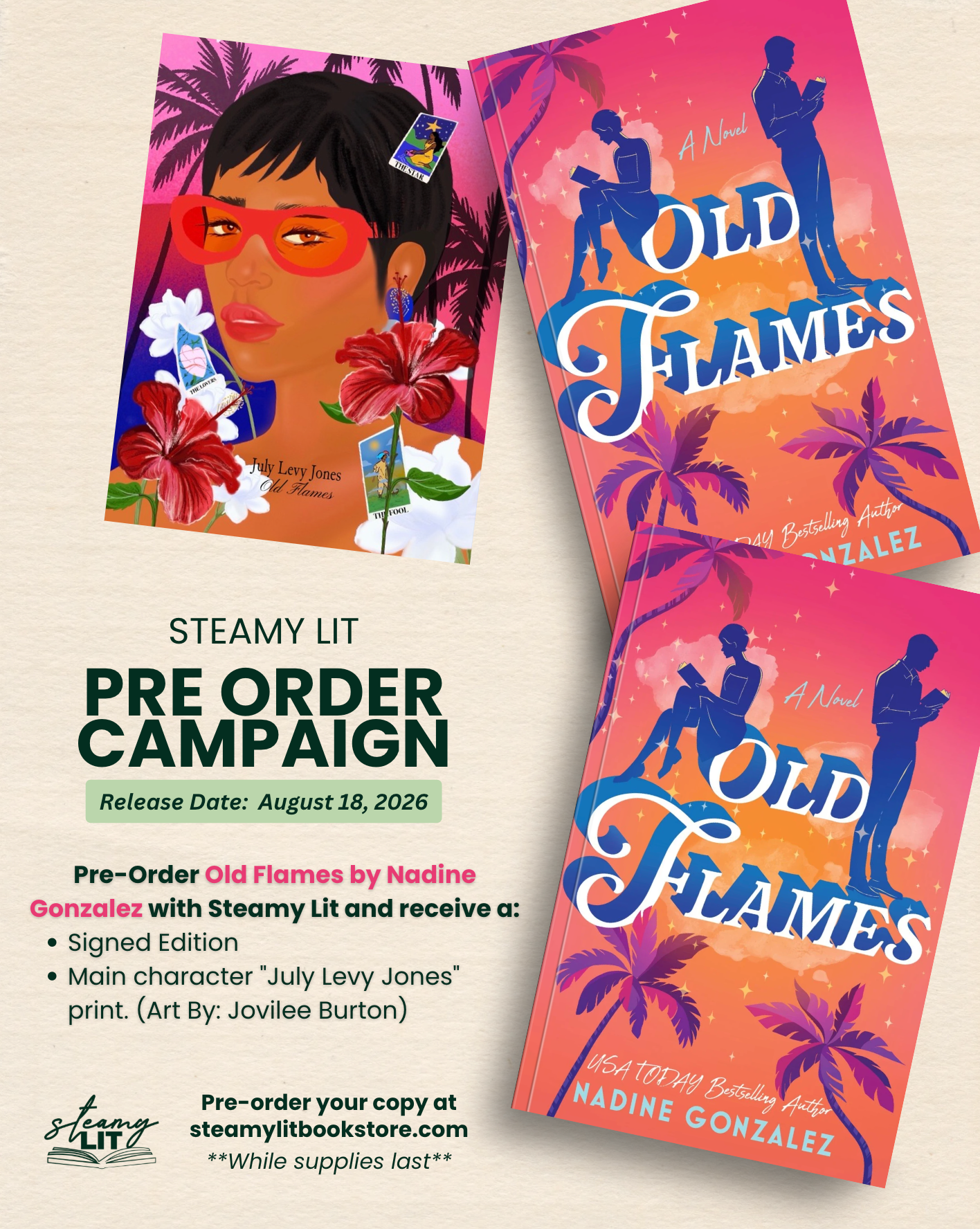 Old Flames by Nadine Gonzalez (Pre-Order Campaign)