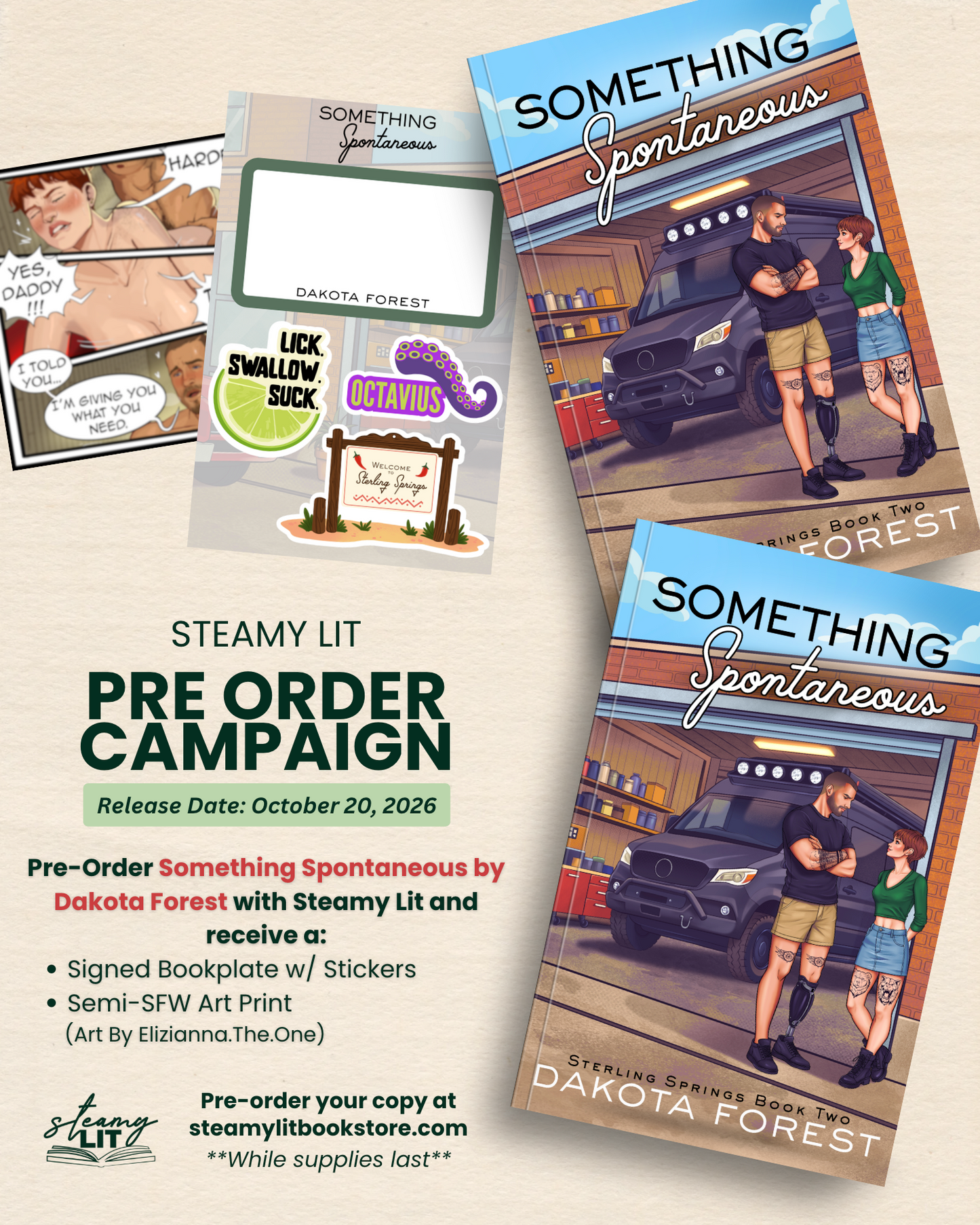Something Spontaneous by Dakota Forest (Pre-Order Campaign)