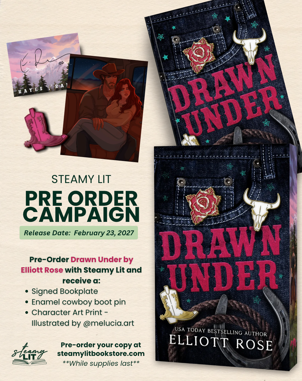Drawn Under by Elliott Rose (Deluxe Limited Edition) (Pre-Order Campaign)