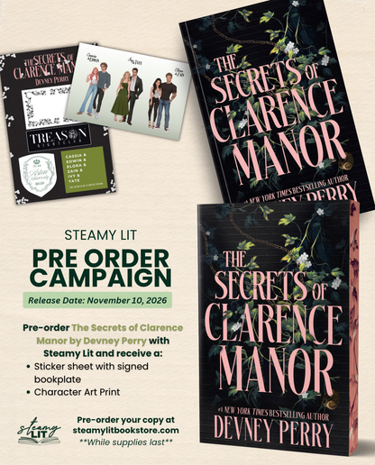 The Secrets of Clarence Manor by Devney Perry (Deluxe Edition) (Pre-Order Campain)