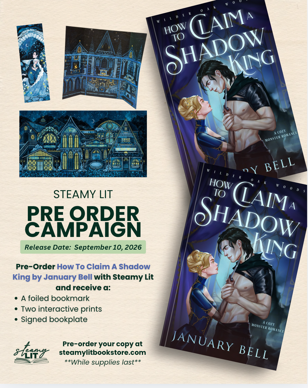 How To Claim A Shadow King by January Bell (Pre-Order Campaign)