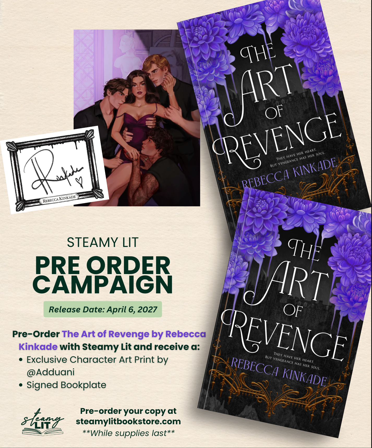 The Art of Revenge by Rebecca Kinkade (Pre-Order Campaign)