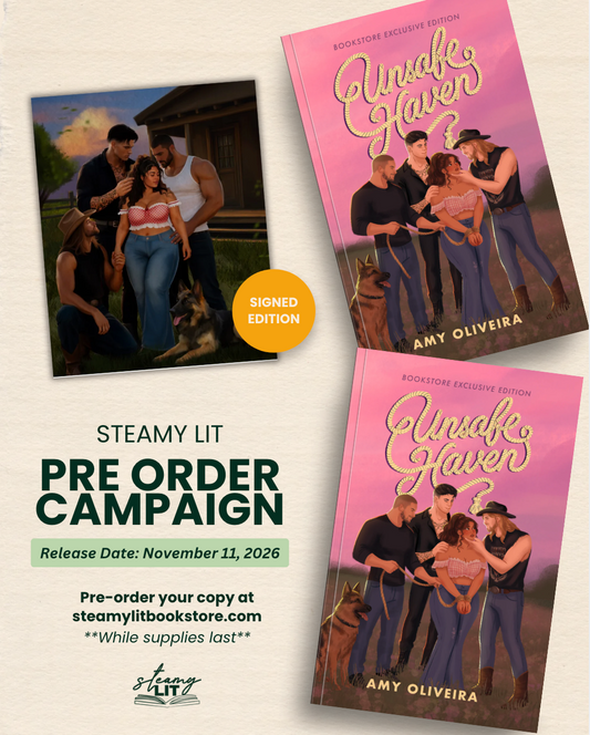 Unsafe haven by Amy Oliveira (Bookstore Exclusive Edition) (Pre-Order Campaign)