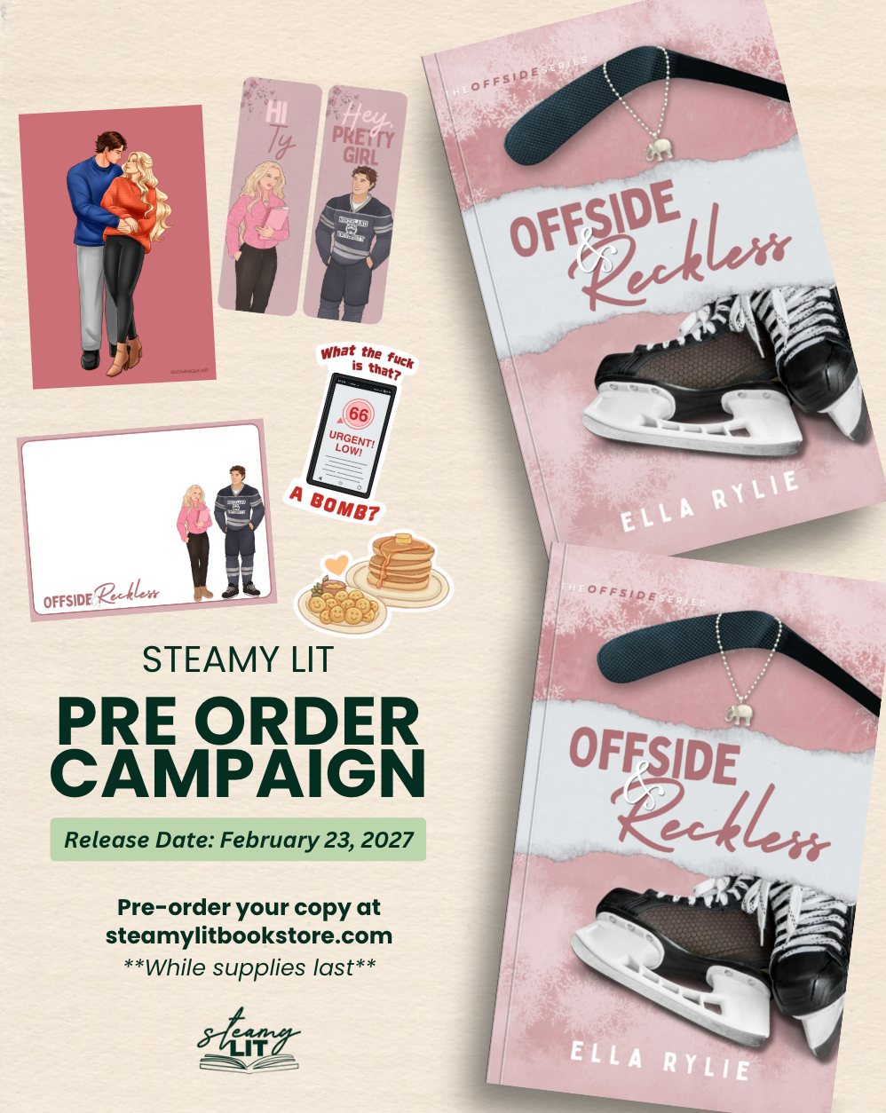 Offside & Reckless by Ella Rylie (Pre-Order Campaign)