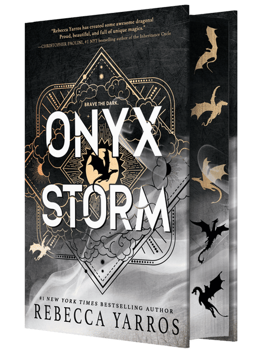 Pre-Order: Onyx Storm by Rebecca Yarros (Hardcover Deluxe Edition)