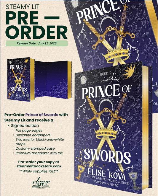 Prince of Swords (Arcana Academy #2) by Elise Kova (Pre-order Campaign)