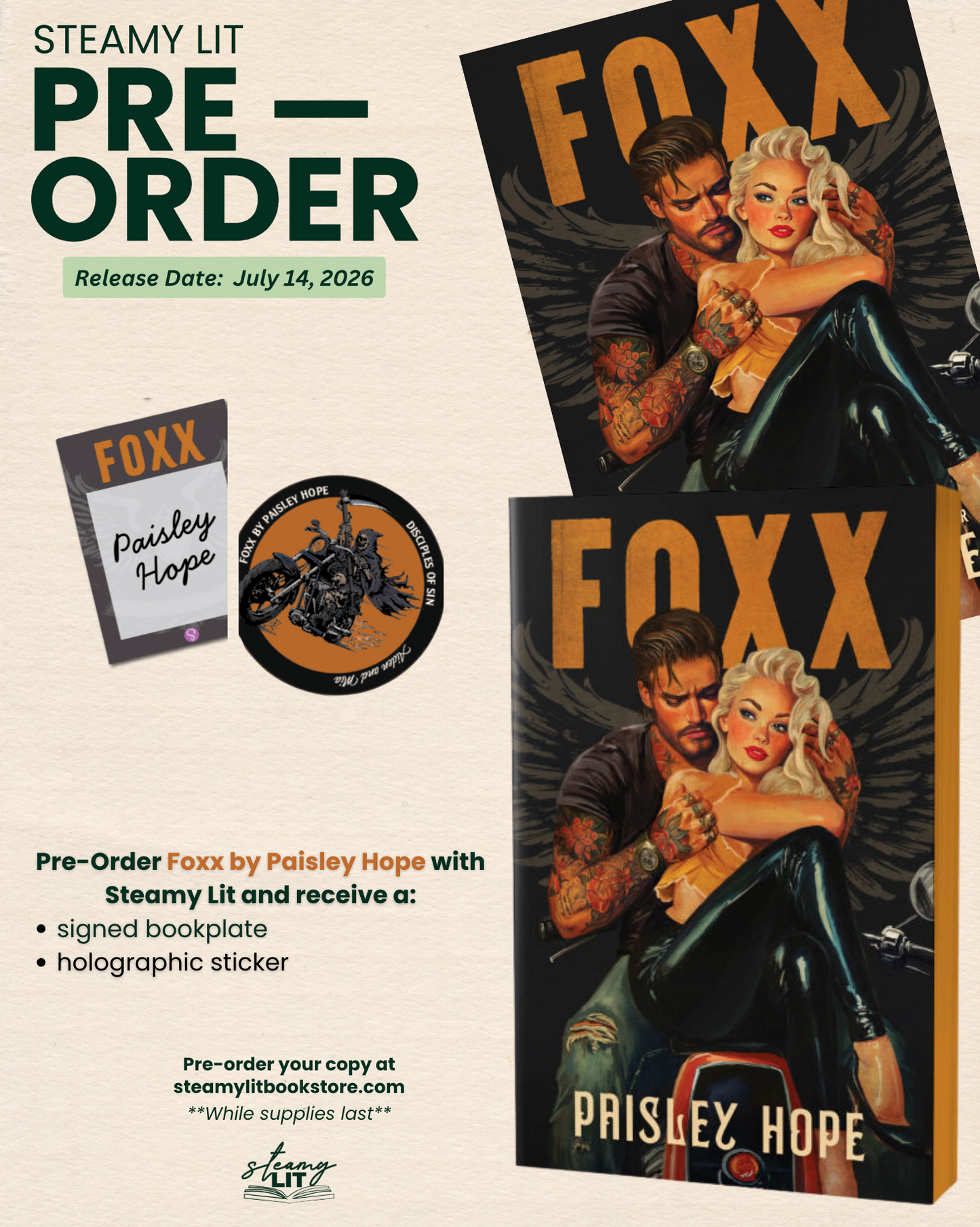 Foxx (Deluxe Edition) by Paisley Hope (Pre-order campaign)
