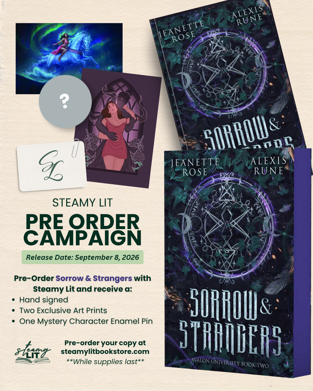 Sorrow & Strangers by Jeannette Rose & Alexis Rune (Signed Pre-Order Campaign)