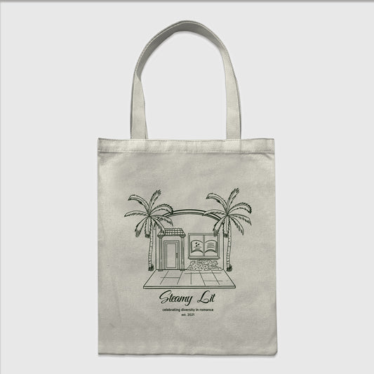 SteamyLit Deerfield Bookstore Tote