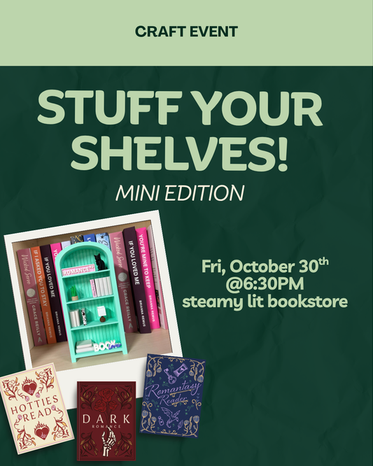 Stuff Your Shelves: Mini Bookshelf Craft Night