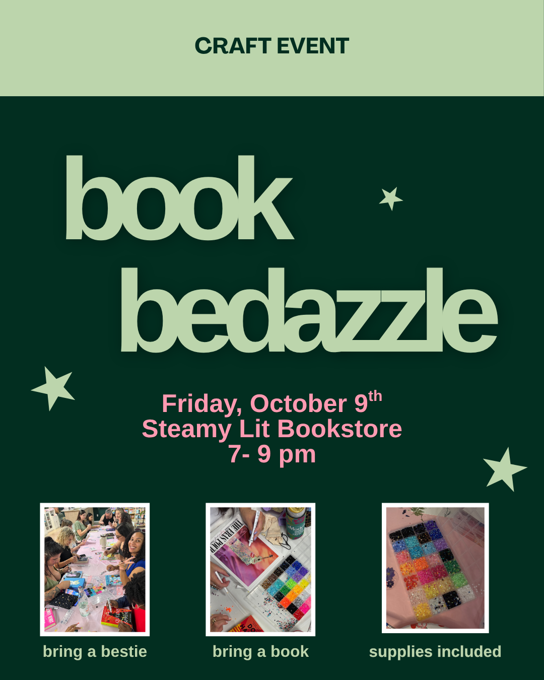 Bling Bling - Bedazzling Night at Steamy Lit - October 2026