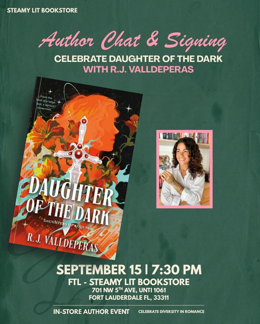 Celebrate Daughter of the Dark with RJ Valldeperas! Conversation & Signing!