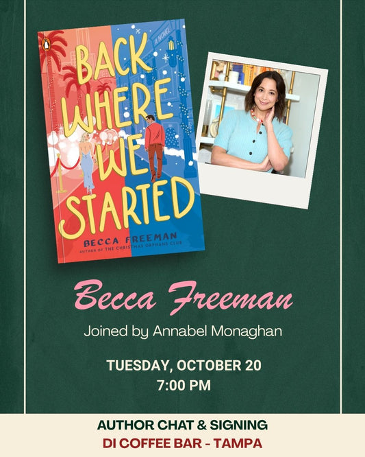 Author Visit (Tampa) - Meet Author Becca Freeman in Tampa! Conversation & Book Signing!