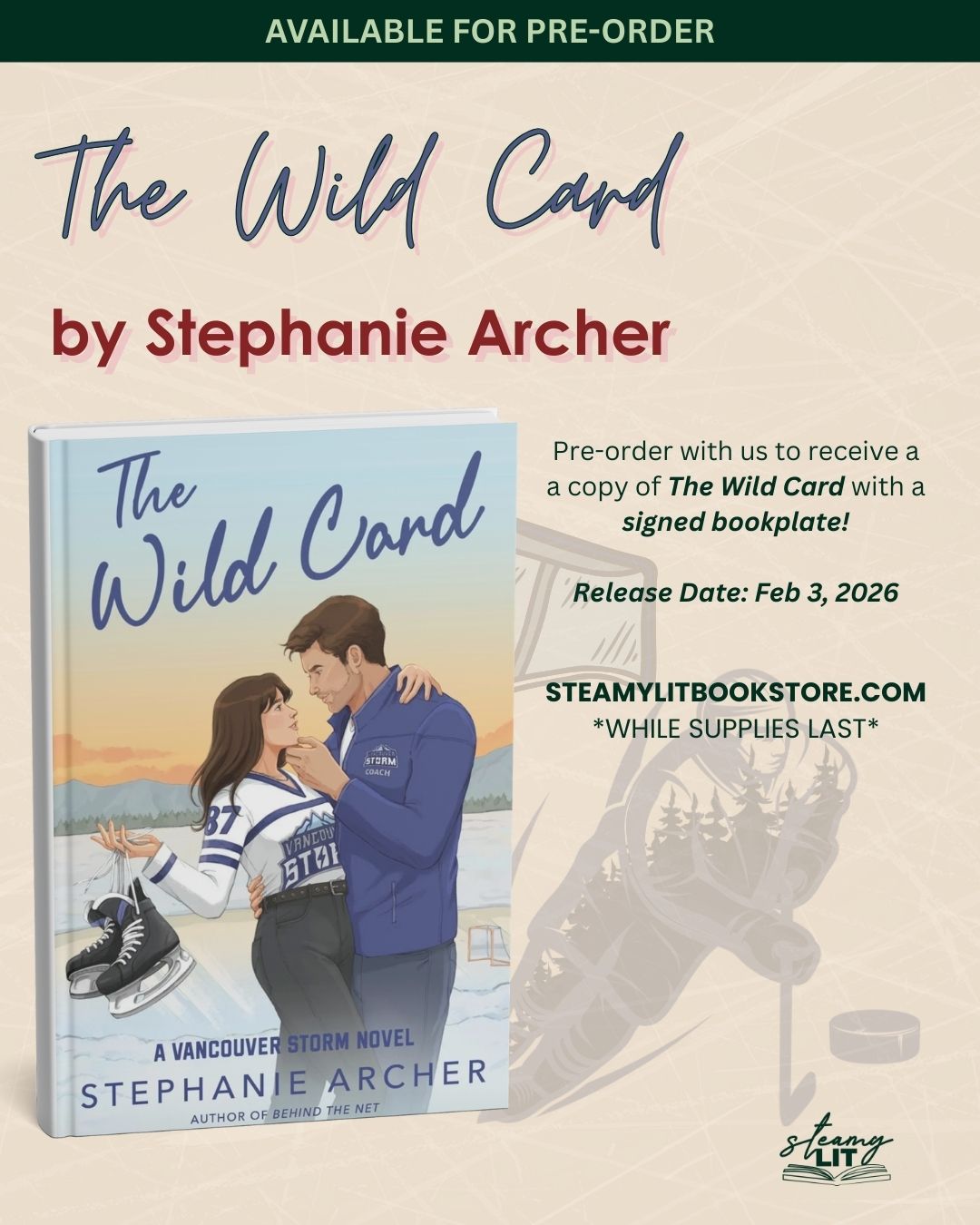 The Wild Card by Stephanie Archer (Vancouver Storm #5) (Pre-order campaign)