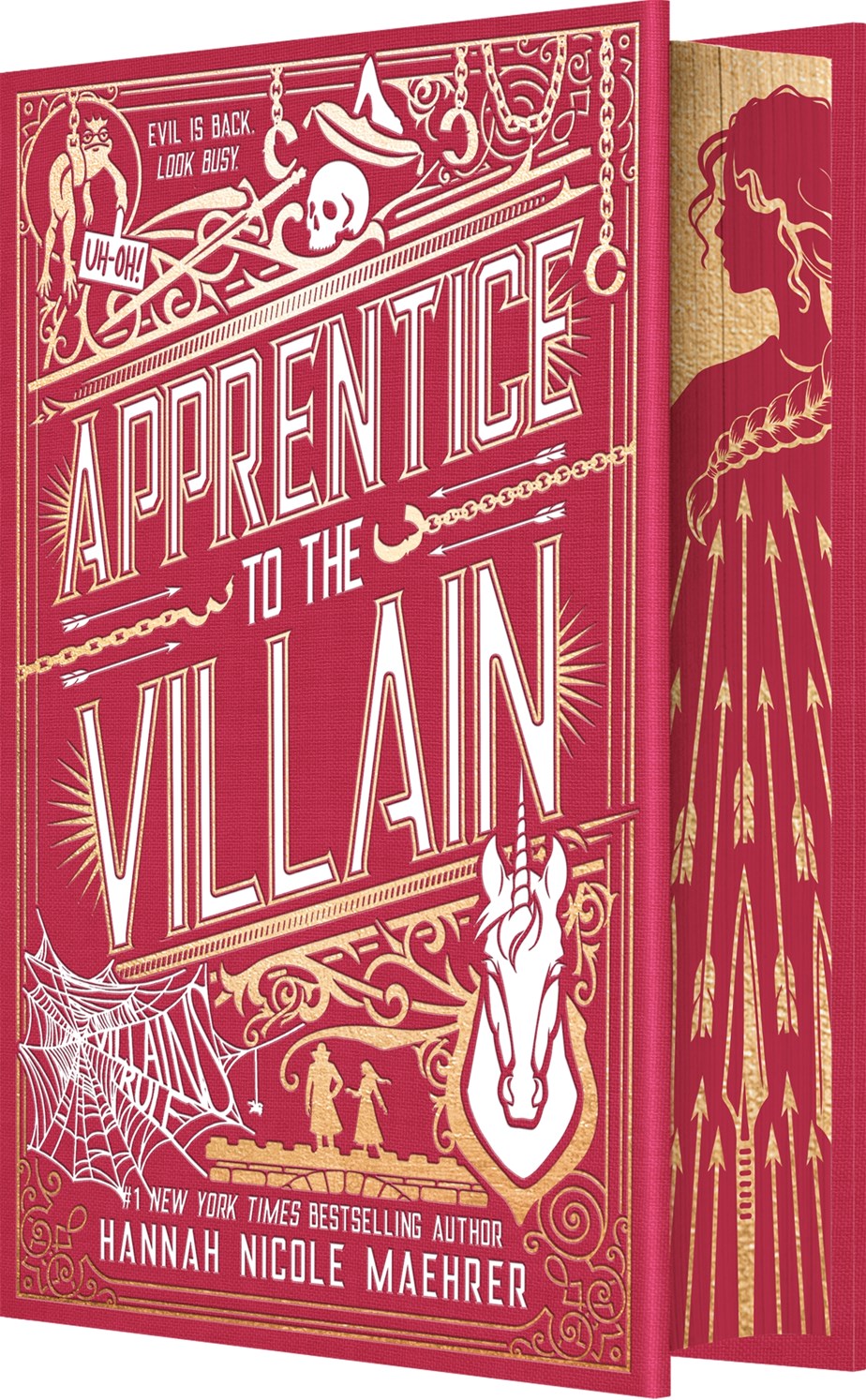 Apprentice to the Villain by Hannah Nicole Maehrer (Special Edition Hardcover)