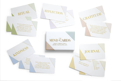 Mind Cards: Wellbeing Deck for Self-Care & Wellness Gift
