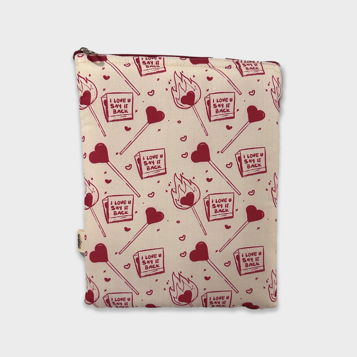 I love you say it back match stick Book Sleeve