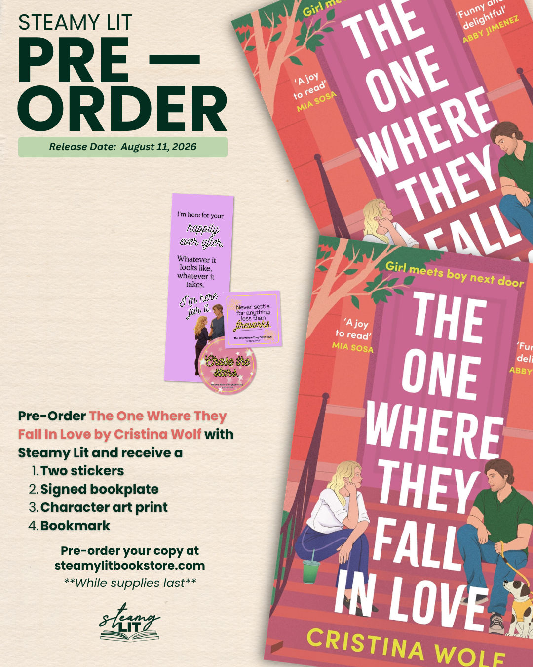 The One Where They Fall in Love by Cristina Wolf (Pre-Order Campaign)