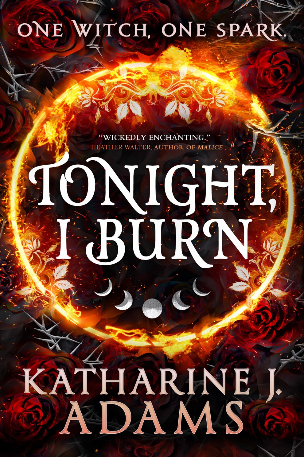Tonight, I Burn by Katharine J. Adams (The Witches of Halstett #1)