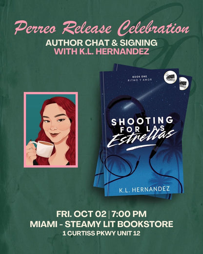 Celebrating Shooting for Las Estrellas with K.L. Hernandez! Q&A Conversation, Book Signing, & Perreo Class!