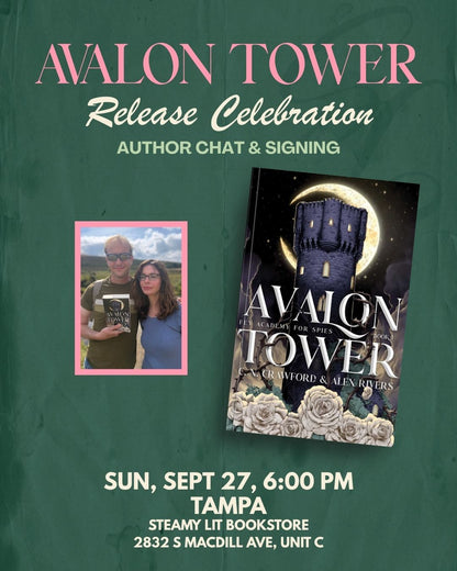 Celebrate the release of Avalon Tower with C.N. Crawford & Alex Rivers!