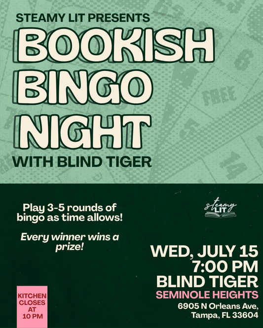 Book Bingo x Blind Tiger - Seminole Heights
